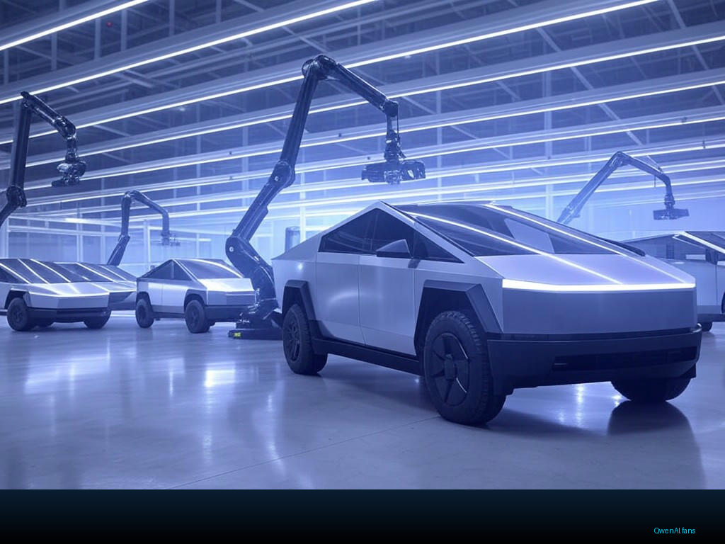 Tesla's new Cybertruck production ramp-up