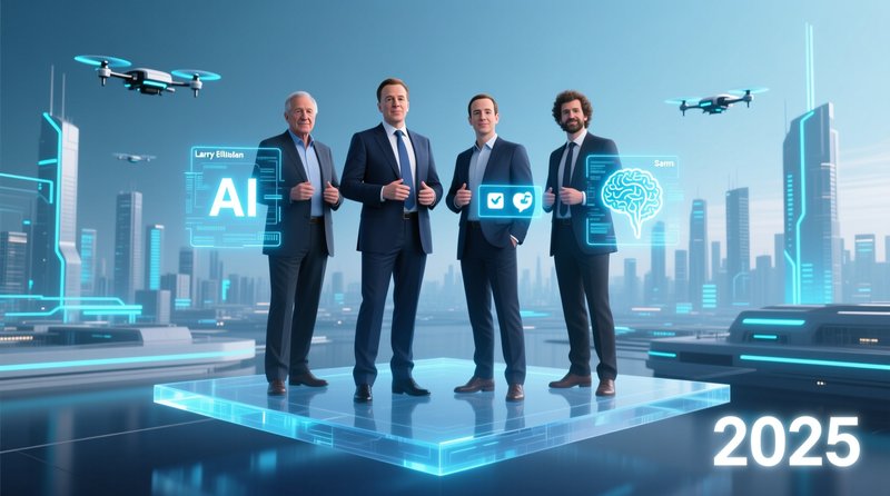 Larry Ellison Praises Musk Zuckerberg Altman as AI Visionaries in Tech Revolution