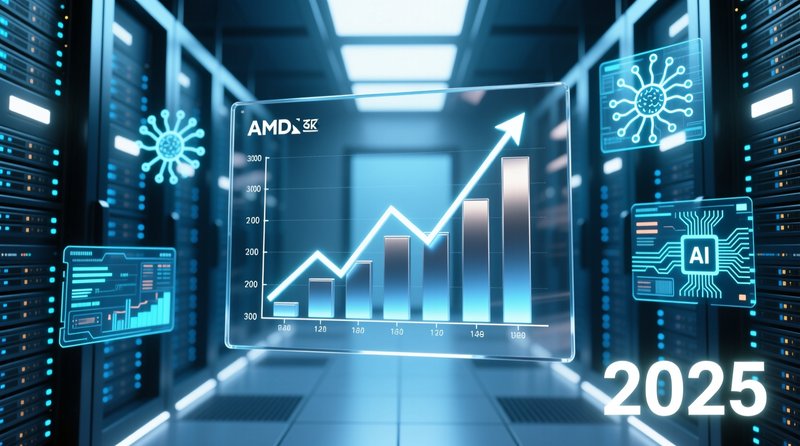 AMD Stock Soars 7% as Company Aims for $100B Data-Center Revenue Target