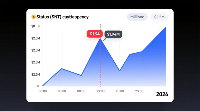 Status SNT Surges to $1.94M in 24-Hour Trading Volume Amid Market Volatility