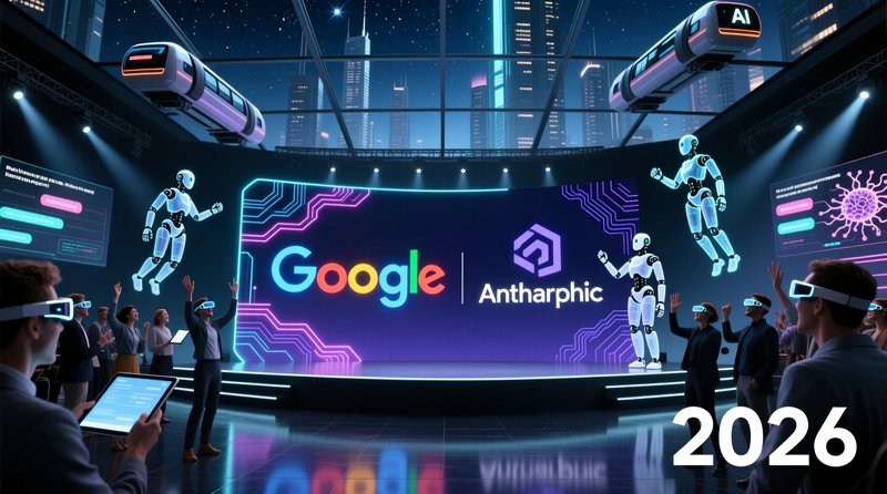 Google I/O Looms as Anthropic Nears $900B Valuation in AI Race